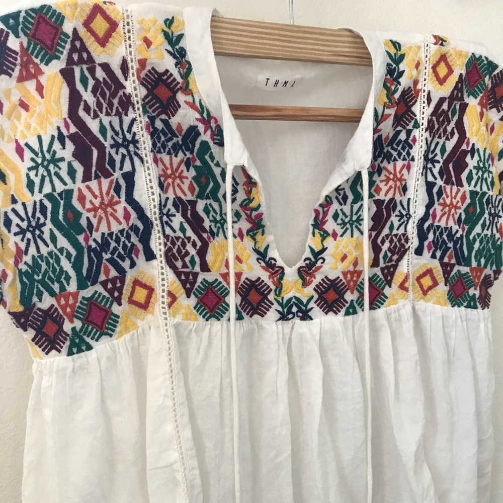 Embroidered Peasant Blouse